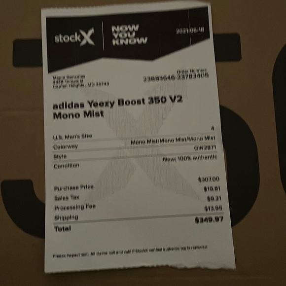 Authentic Yeezy shoes - Picture 4 of 4